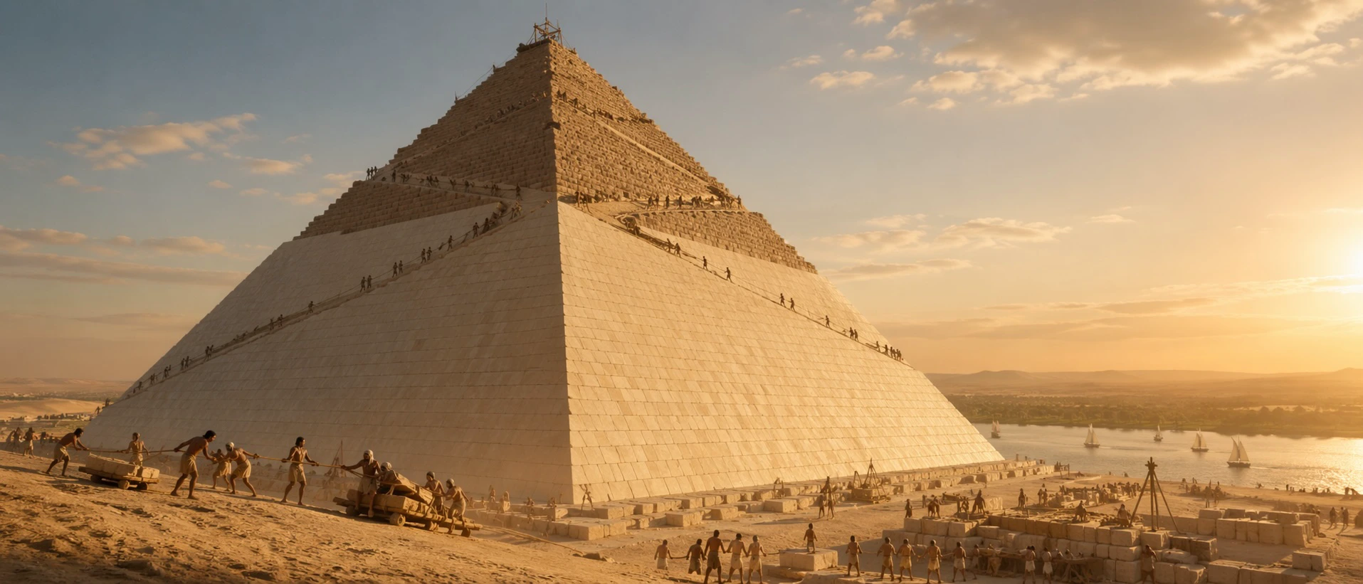 How the Great Pyramid of Giza Was Built: A New Computational Theory Says the Ramp Was Hidden Inside It All Along